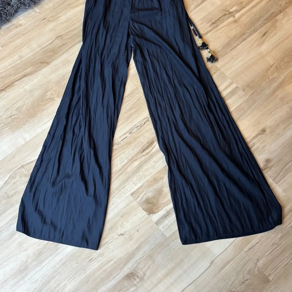 Calypso St. Barth Campina Halter Jumpsuit Navy